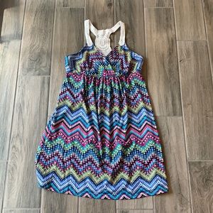 No Boundaries multicolored print dress